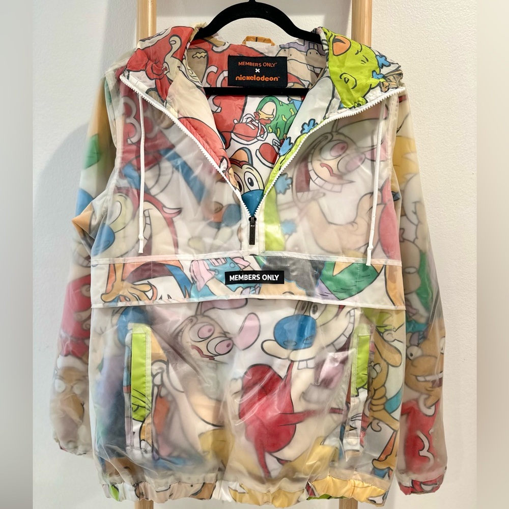 Members Only X Nickelodeon Half Zip Jacket